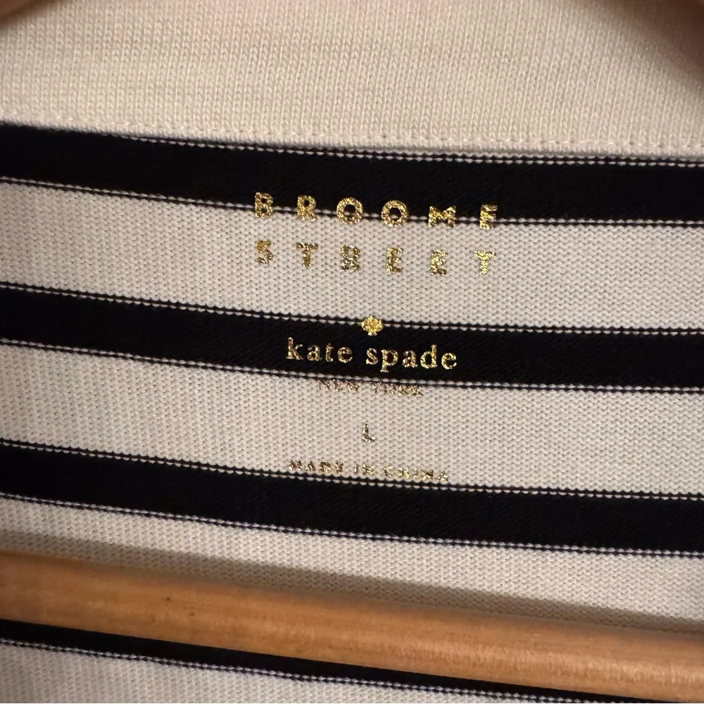 KATE‎ SPADE x BROOME STREET Dot Eyelet Stripe Dress